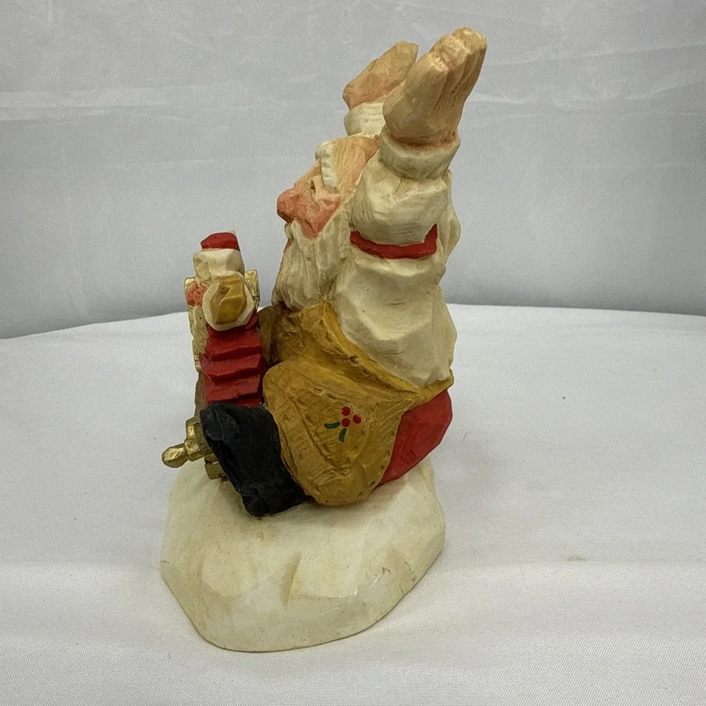 1995 David Frykman Santa Crafted Figure Pop‎ Up Santa Toy Jack In Box Toy